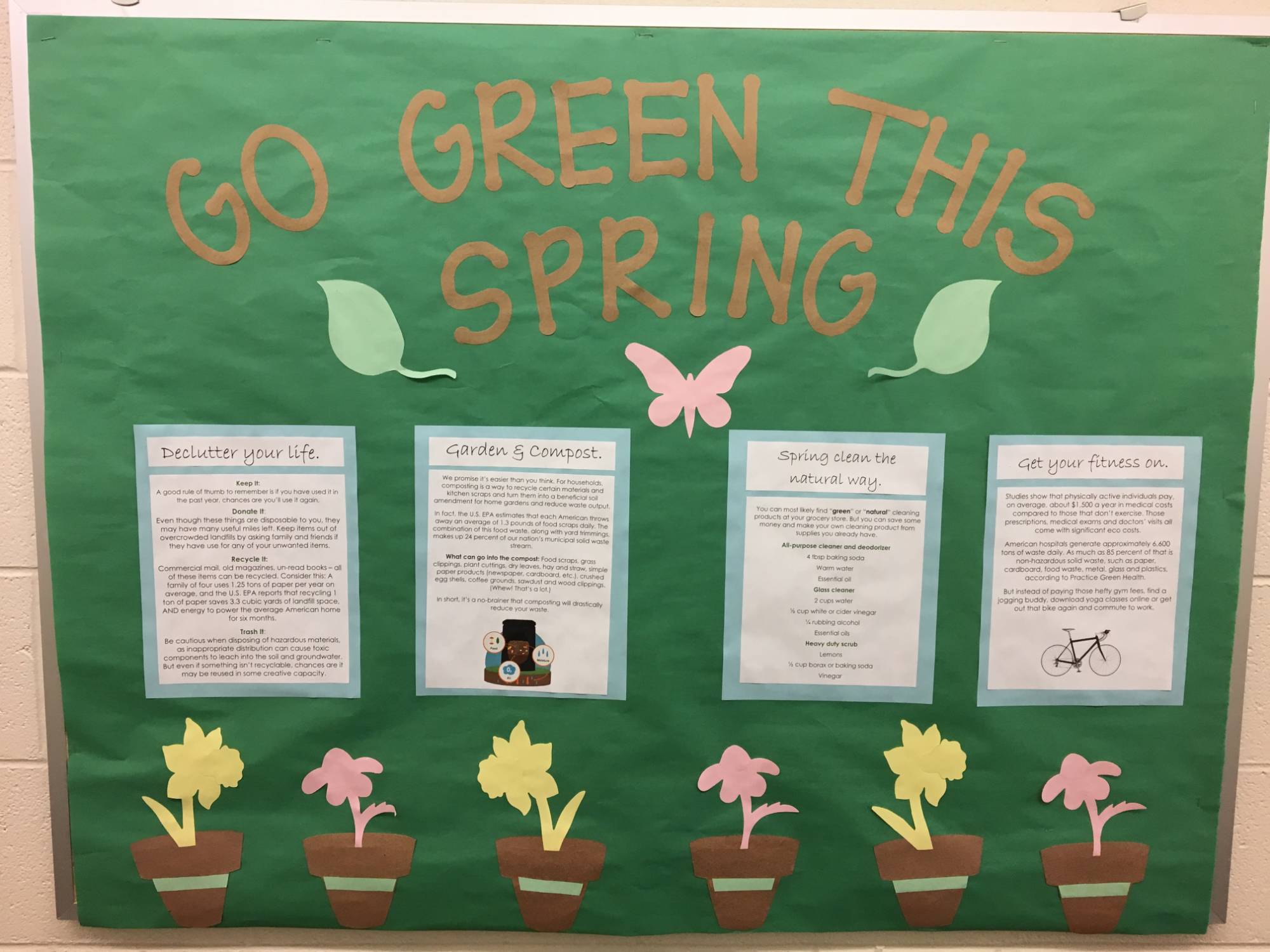 green tips bulletin board
